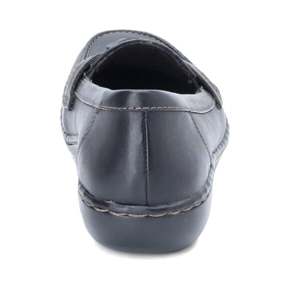 Clarks Women’s Ashland Bubble Slip-On Loafers Black | Comfortable Dress Shoes - Picture 3 of 6